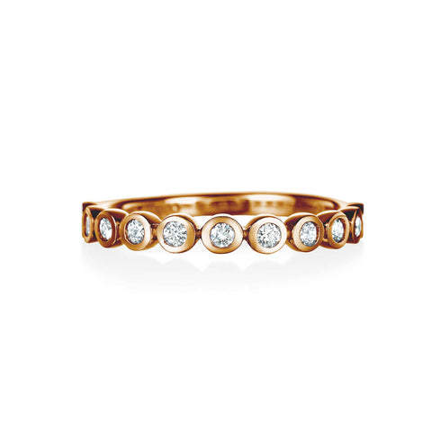 結婚指輪 ウォータードロップ ~クラシカルな水玉模様~ DM-146/Ladies